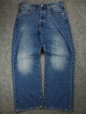 Gap 90s Loose Fit Jeans Mens 36x32 Y2K Baggy Wide Leg Dark Wash Blue Denim